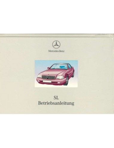 1998 MERCEDES BENZ SL KLASSE INSTRUCTIEBOEKJE DUITS