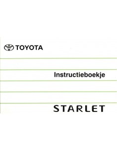 Toyota Starlet Workshop Manual