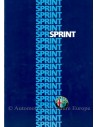 1986 ALFA ROMEO SPRINT BROCHURE DUTCH