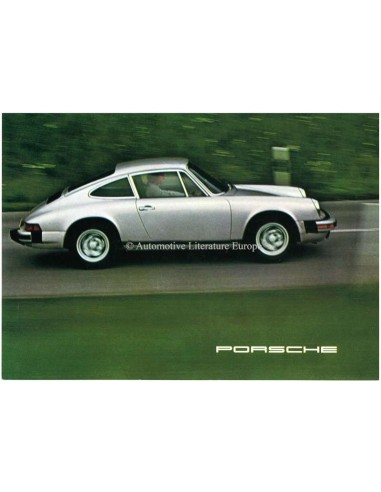 1975 PORSCHE 911 / 911S / CARRERA BROCHURE GERMAN