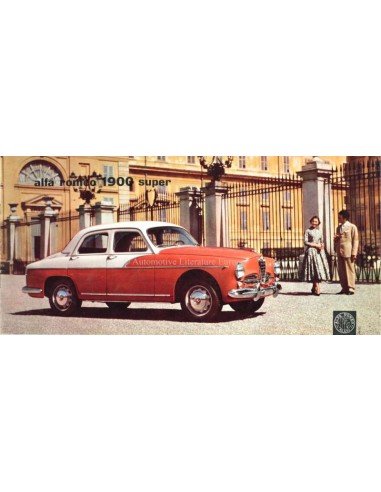 1957 ALFA ROMEO 1900 SUPER BROCHURE FRANS