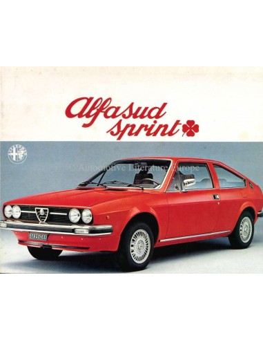 1977 ALFA ROMEO ALFASUD SPRINT BROCHURE DUITS