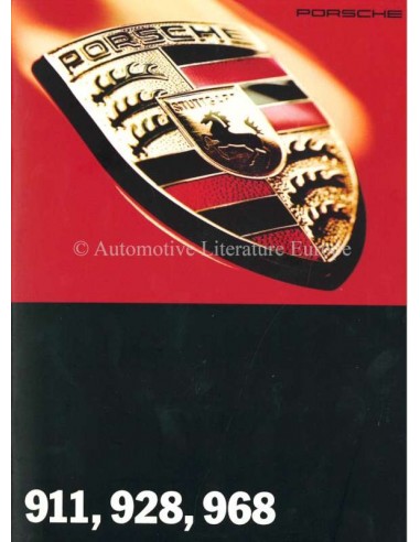 1995 PORSCHE PROGRAMM PROSPEKT DEUTSCH