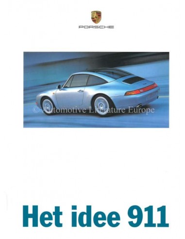 1997 PORSCHE 911 CARRERA TARGA & TURBO HARDBACK BROCHURE DUTCH