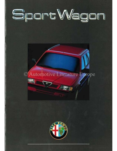 1990 ALFA ROMEO SPORTWAGON BROCHURE FRANS