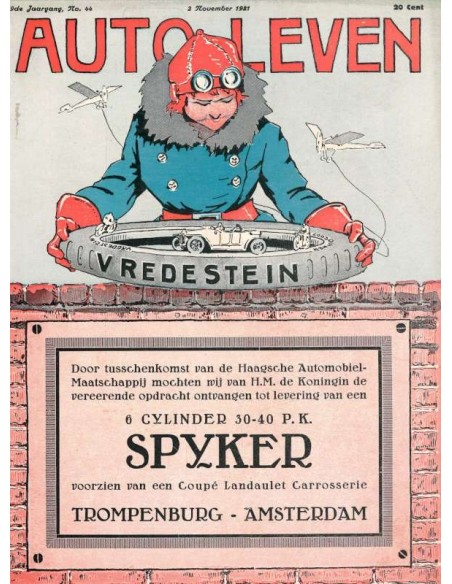 1921 AUTO-LEVEN MAGAZIN 44 NIEDERLÄNDISCH