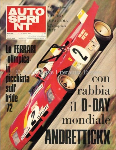 1972 AUTOSPRINT MAGAZIN 6 ITALIENISCH