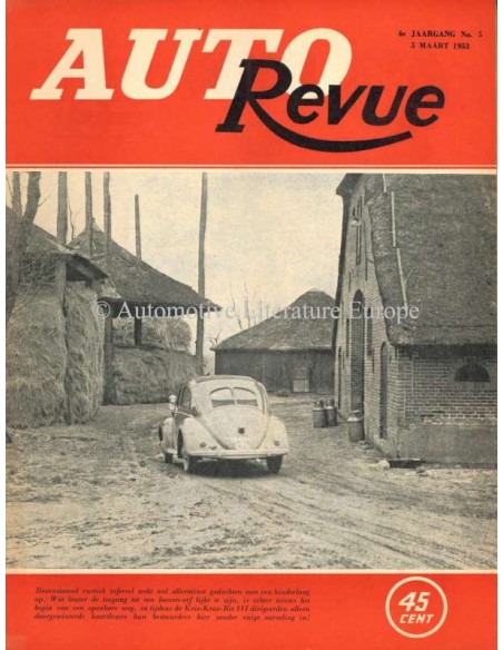 1923 AUTO REVUE MAGAZINE 5 NEDERLANDS