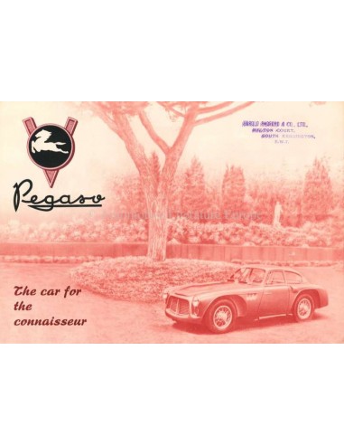 1953 PEGASO Z-102 B BS PROSPEKT ENGLISCH