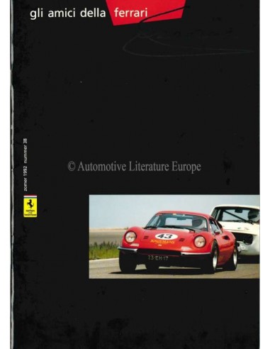 1992 FERRARI GLI AMICI DELLA MAGAZINE 37 NEDERLANDS