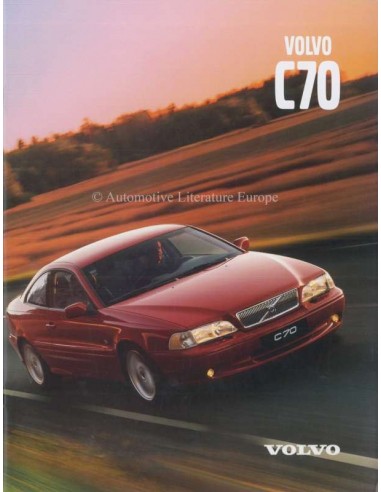 2000 VOLVO C70 COUPE / CONVERTIBLE PROSPEKT NIEDERLÄNDISCH