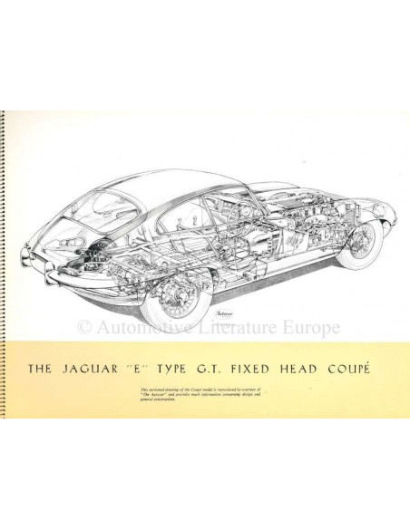 1961 JAGUAR E TYP 3.8 LITRE PROSPEKT ENGLISH