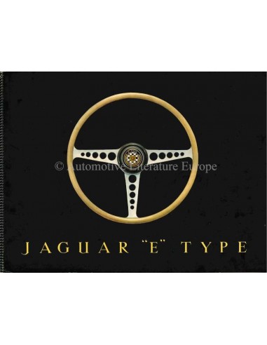 1961 JAGUAR E TYPE 3.8 LITER BROCHURE ENGELS