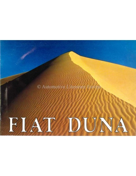 1987 FIAT DUNA BROCHURE ENGELS