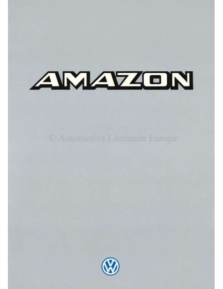 1985 VOLKSWAGEN AMAZON PROSPEKT ENGLISCH