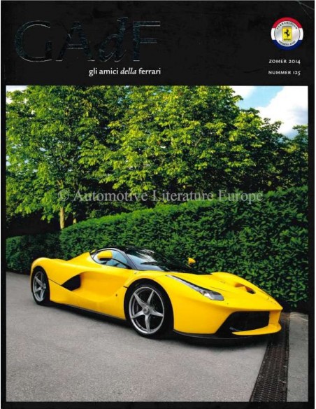 2014 FERRARI GLI AMICI DELLA MAGAZINE 125 NEDERLANDS