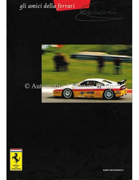 1998 FERRARI GLI AMICI DELLA MAGAZIN 62 NIEDERLÄNDISCH