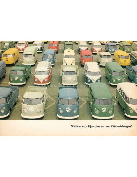 1965 VOLKSWAGEN TRANSPORTER BROCHURE NEDERLANDS