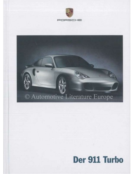 2002 PORSCHE 911 TURBO HARDCOVER BROCHURE GERMAN