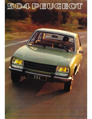 1977 PEUGEOT 504 L / GL / TI BROCHURE NEDERLANDS