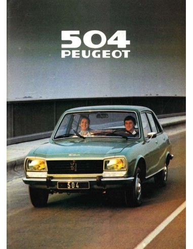 1979 PEUGEOT 504 GL / TI BROCHURE NEDERLANDS