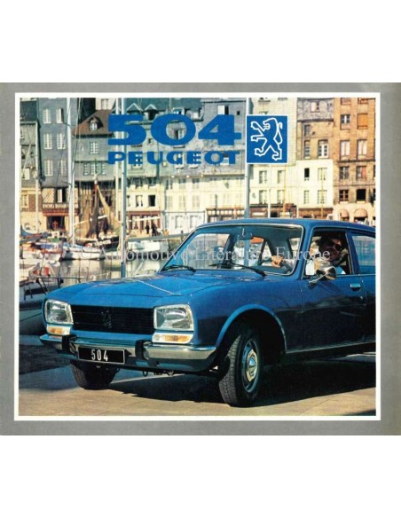 1982 PEUGEOT 504 PROGRAMM PROSPEKT NIEDERLÄNIDSCH