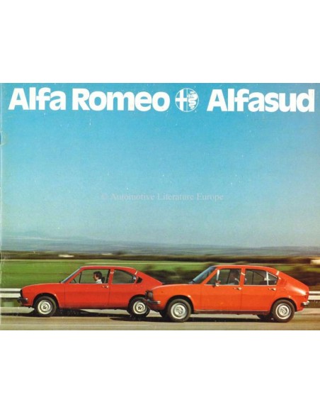 1977 ALFA ROMEO ALFASUD BROCHURE FRANS