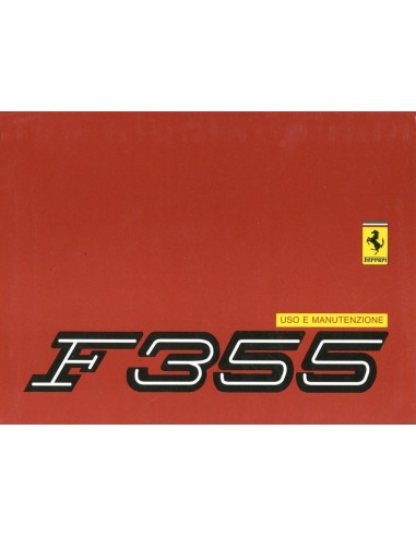 1996 FERRARI F355 INSTRUCTIEBOEKJE 1055A/96