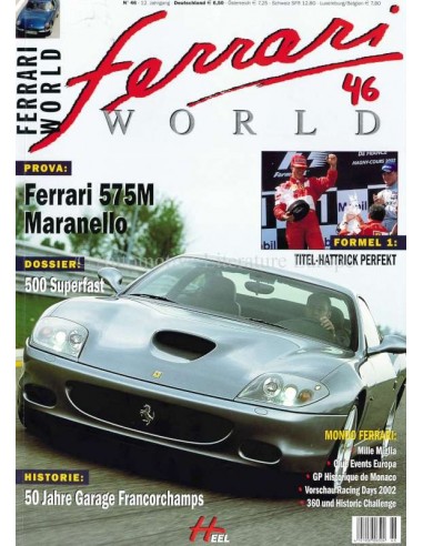 2002 FERRARI WORLD MAGAZIN 46 DEUTSCH