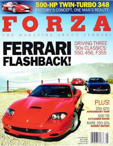 2008 FERRARI FORZA MAGAZINE 85 ENGELS