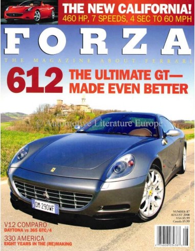 2008 FERRARI FORZA MAGAZINE 87 ENGELS