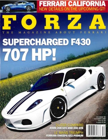 2008 FERRARI FORZA MAGAZINE 88 ENGELS