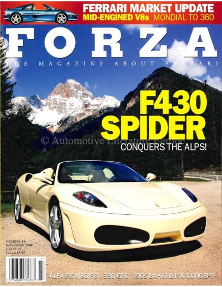 2008 FERRARI FORZA MAGAZINE 89 ENGELS