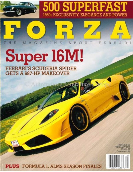 2010 FERRARI FORZA MAGAZINE 99 ENGELS