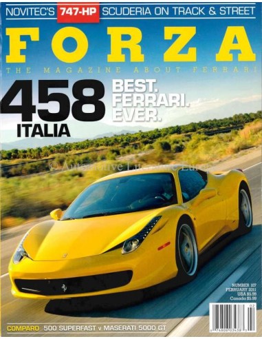 2011 FERRARI FORZA MAGAZINE 107 ENGELS