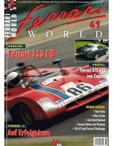 2006 FERRARI WORLD MAGAZINE 61 DUITS