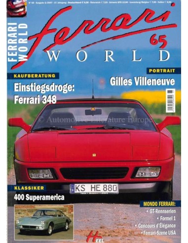 2007 FERRARI WORLD MAGAZINE 65 DUITS