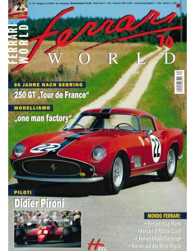 2008 FERRARI WORLD MAGAZINE 70 DUITS