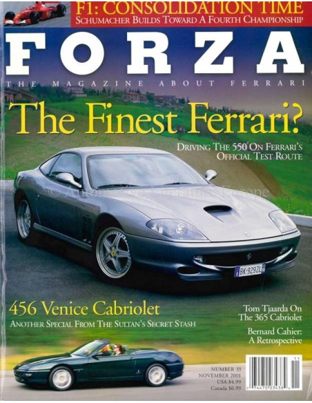 2001 FERRARI FORZA MAGAZINE 33 ENGELS