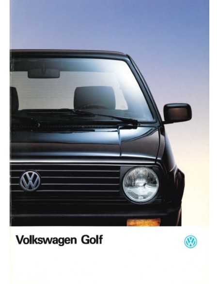 1990 VOLKSWAGEN GOLF BROCHURE NEDERLANDS