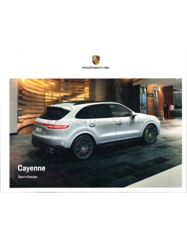 2019 PORSCHE CAYENNE BROCHURE FRENCH