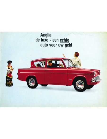 1965 FORD ANGLIA DELUXE / ESTATE DELUXE BROCHURE NEDERLANDS