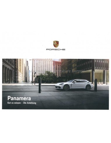 2019 PORSCHE PANAMERA INSTRUCTIEBOEKJE DUITS