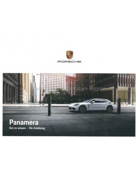 2019 PORSCHE PANAMERA INSTRUCTIEBOEKJE DUITS