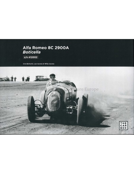 2020 ALFA ROMEO 8C 2900A BOTICELLA BOOK ENGLISH