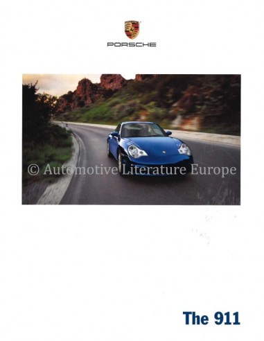 2001 PORSCHE 911 BROCHURE ENGELS (US)