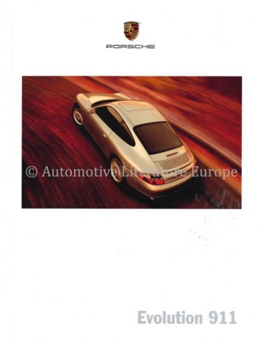 2001 PORSCHE 911 BROCHURE ENGELS (US)