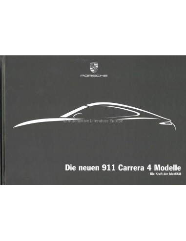 2013 PORSCHE 911 CARRERA 4 HARDCOVER BROCHURE DUITS