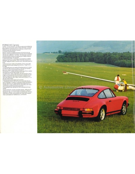 1976 PORSCHE 911 CARRERA / TURBO BROCHURE FRANS