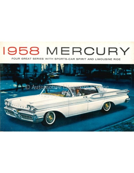 1958 MERCURY PROGRAMMA BROCHURE ENGELS